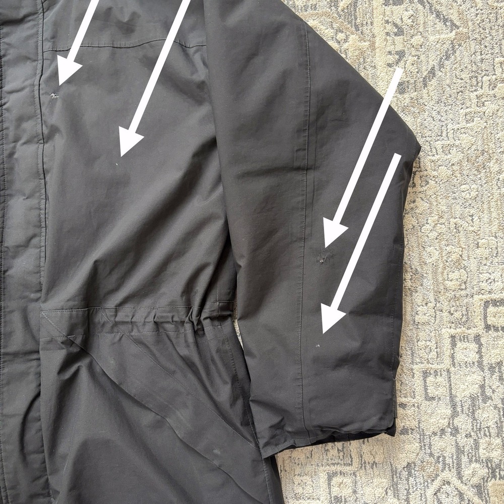 J Crew Oarsman Goretex Parka Coat Jacket Sz M Field Insulated Hooded Ski Vintage - Picture 11 of 16